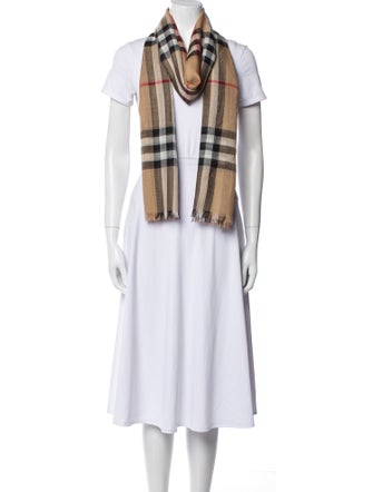 Burberry Nova Check Pattern Scarf