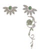 Burberry Crystal Half Daisy Drop Earring