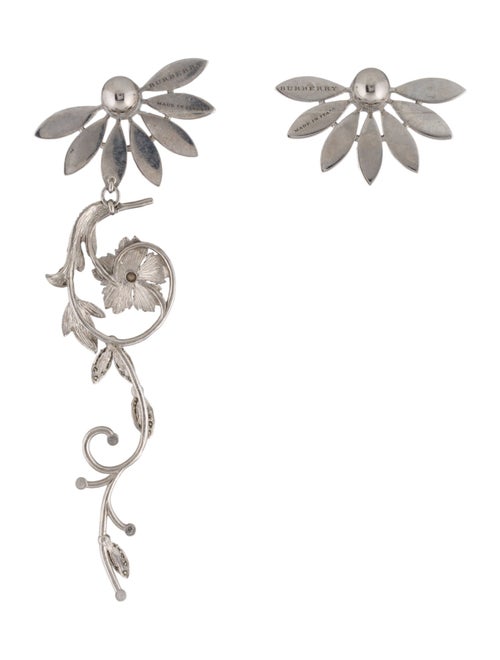 Burberry Crystal Half Daisy Drop Earring
