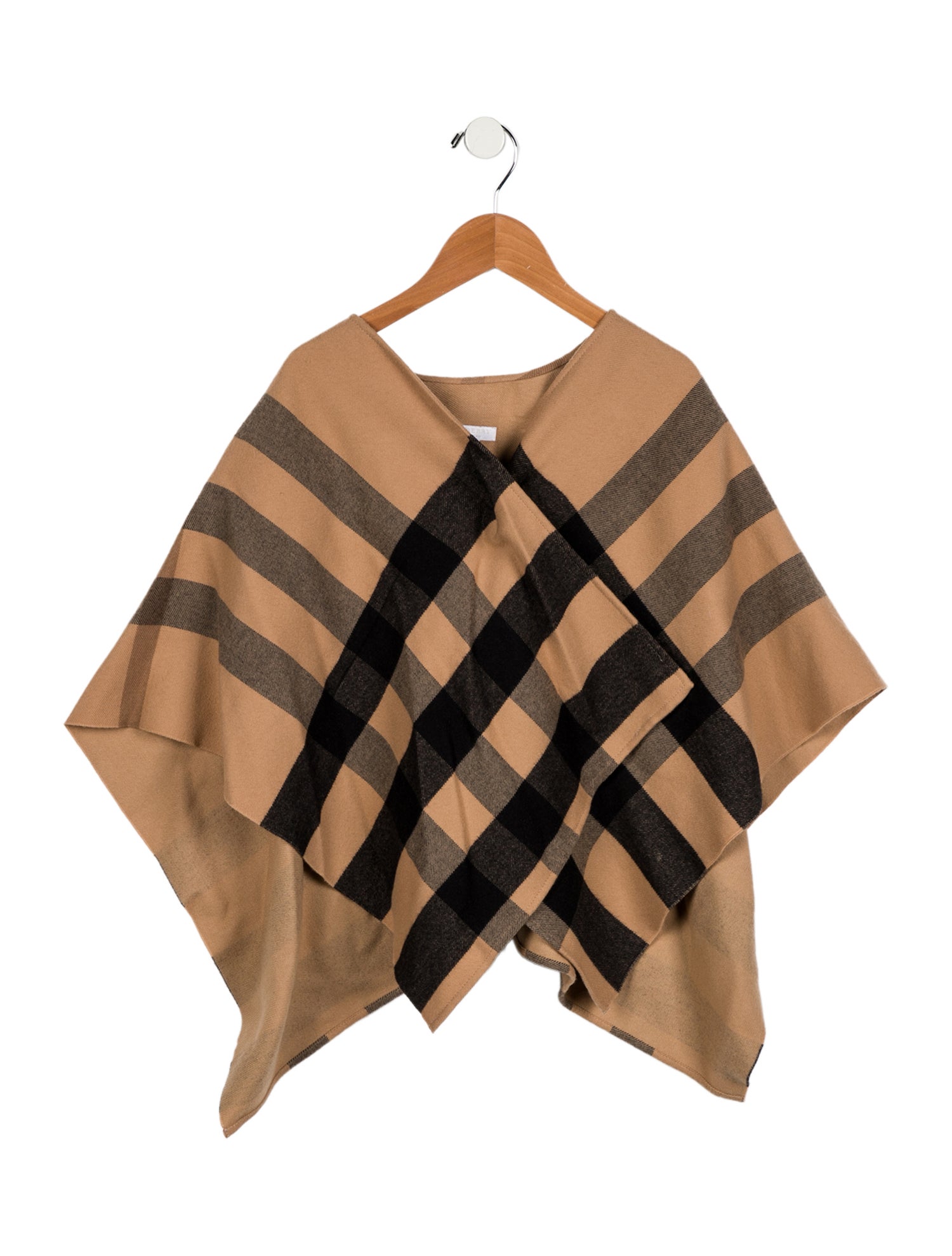 Burberry Kids Check Poncho