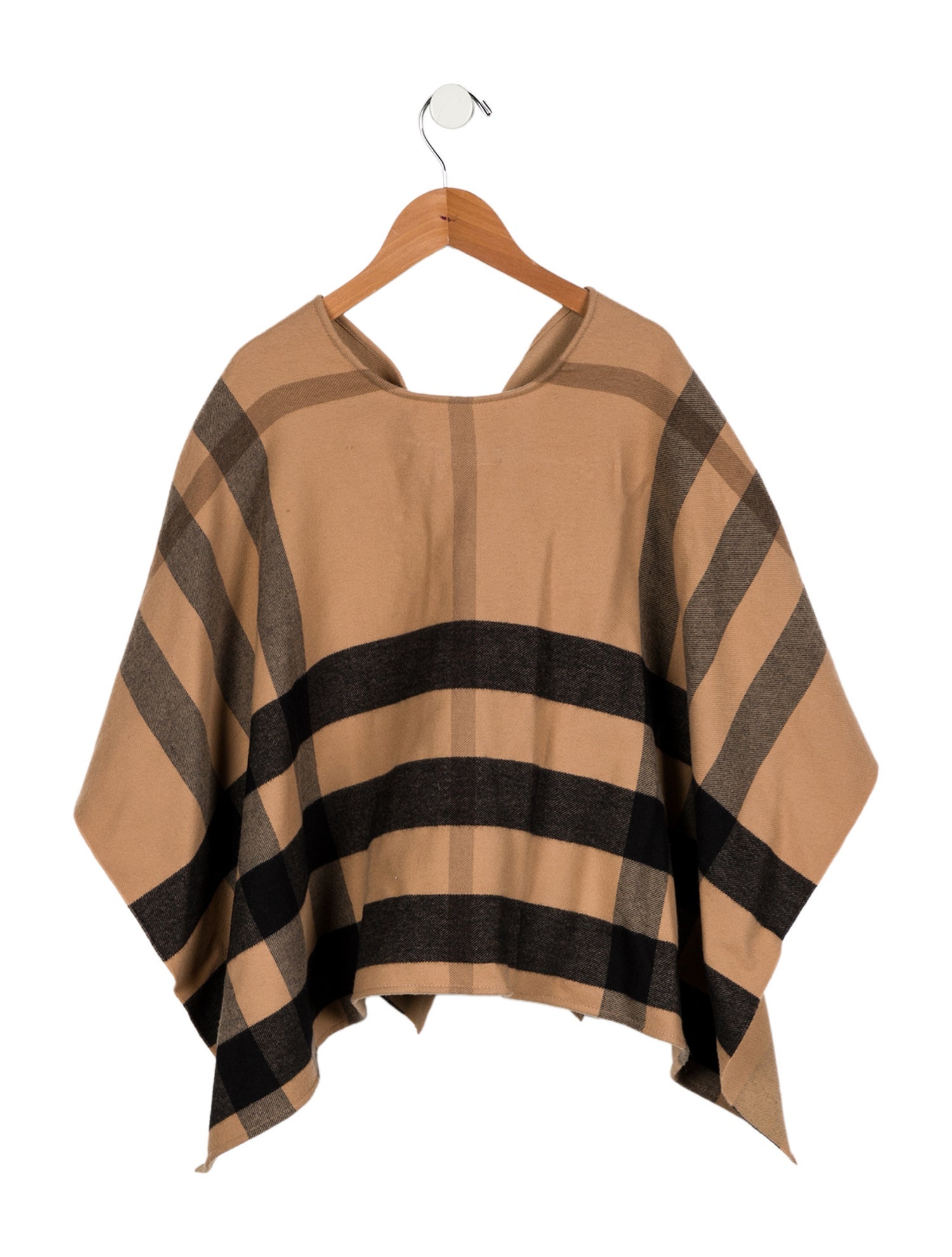 Burberry Kids Check Poncho