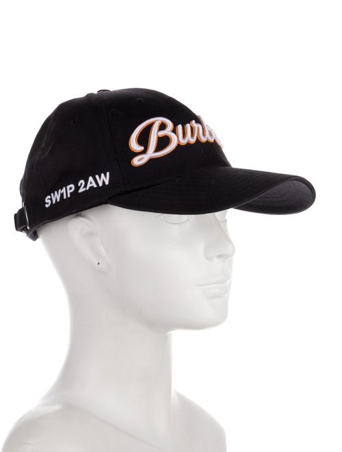 Burberry Solid Embroidered Baseball Hat