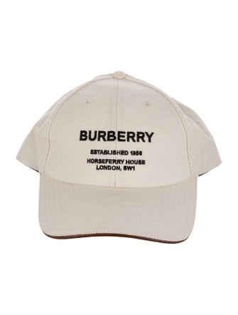 Burberry Embroidered Baseball Cap
