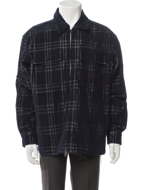 Burberry Plaid Print Jacket