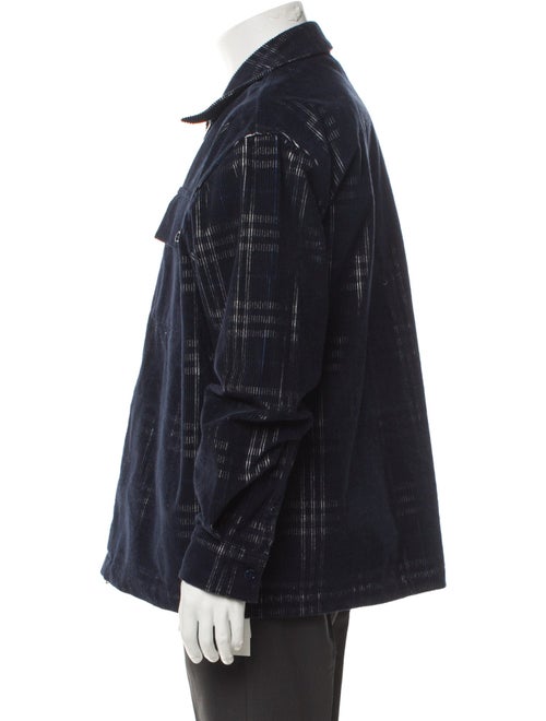Burberry Plaid Print Jacket