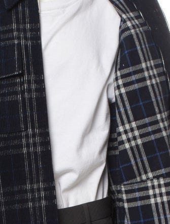 Burberry Plaid Print Jacket