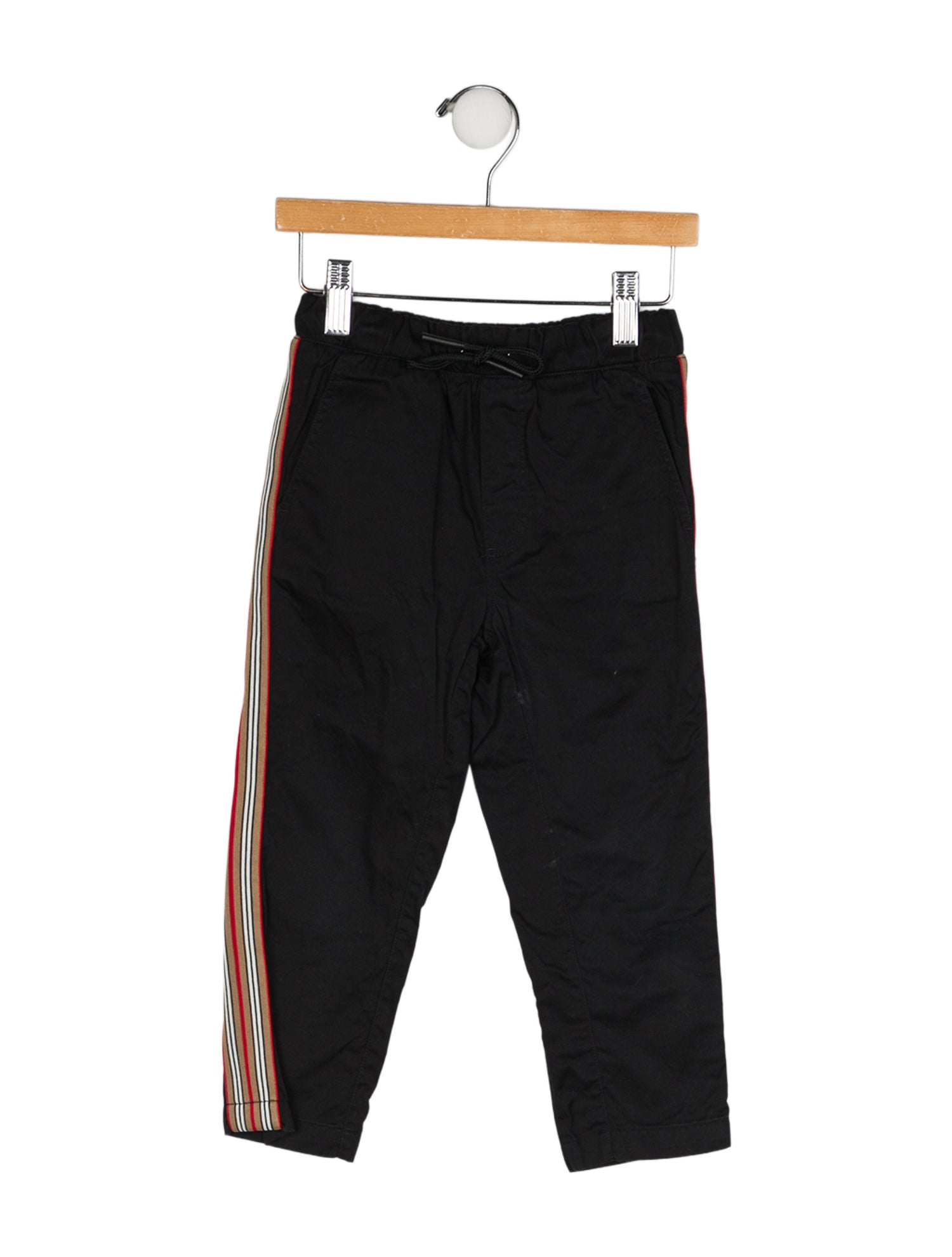 Burberry Check Trim Casual Pants