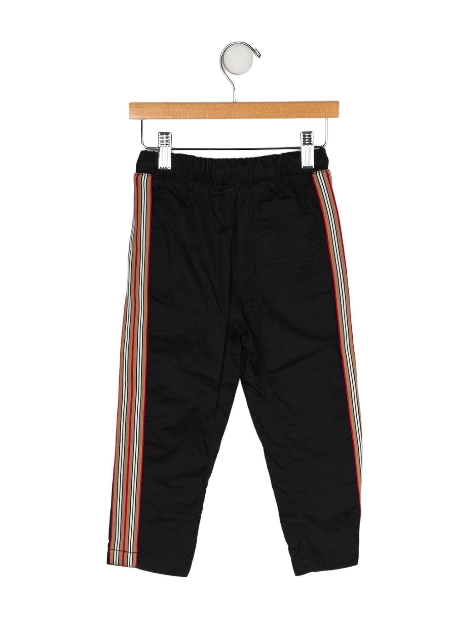 Burberry Check Trim Casual Pants