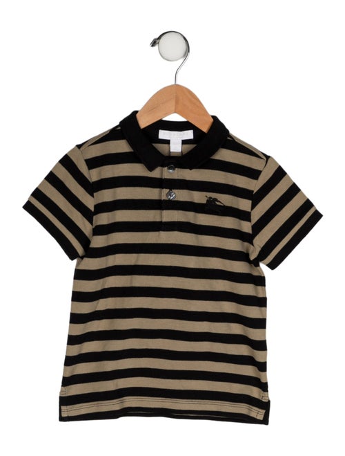 Burberry Striped Polo Top