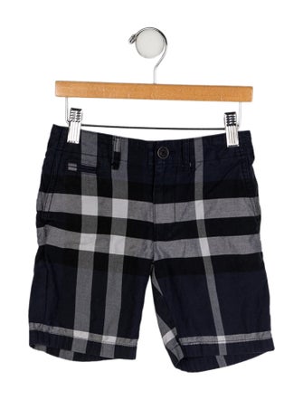 Burberry Check Print Shorts