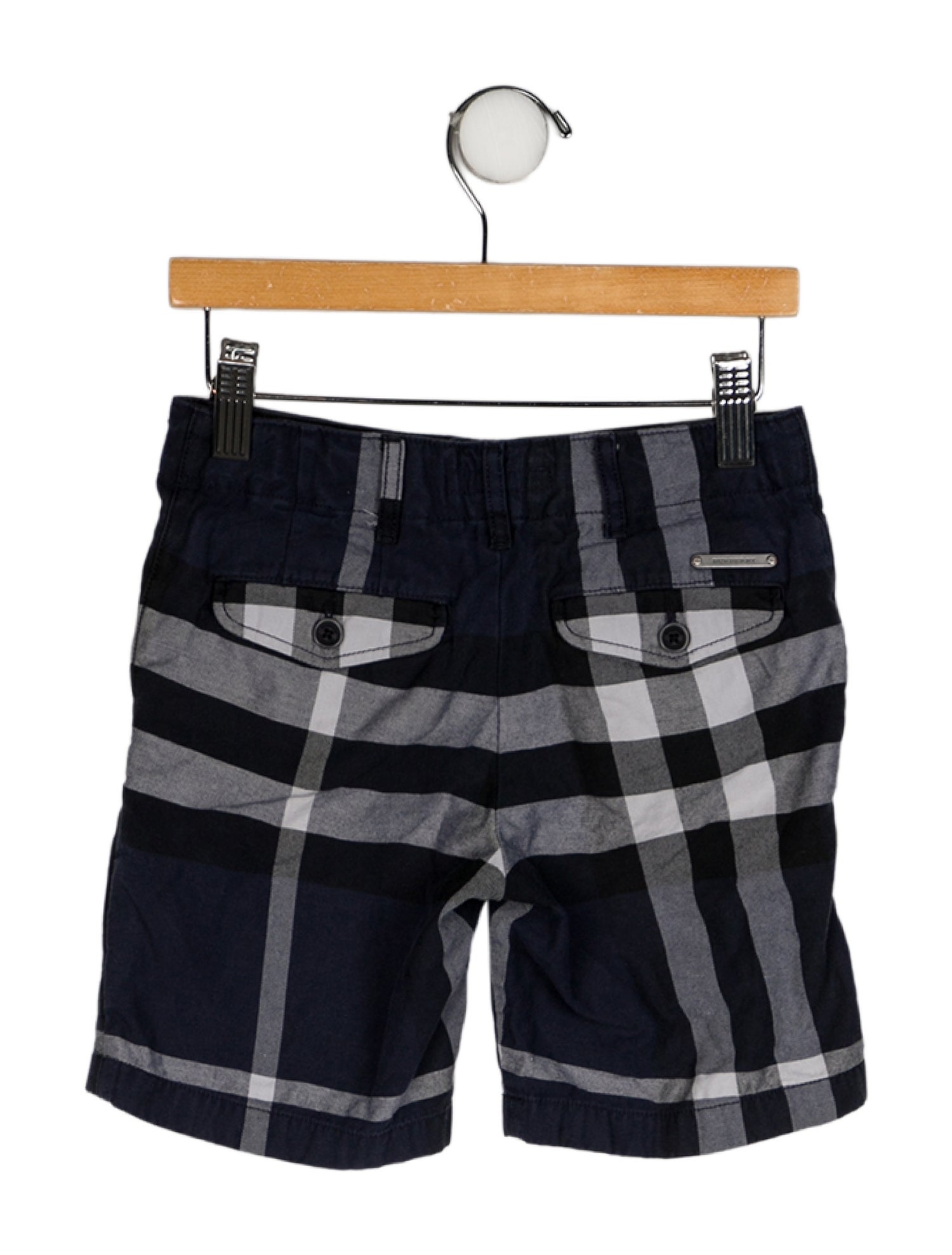 Burberry Check Print Shorts