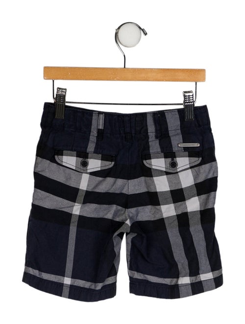 Burberry Check Print Shorts