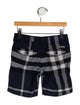 Burberry Check Print Shorts