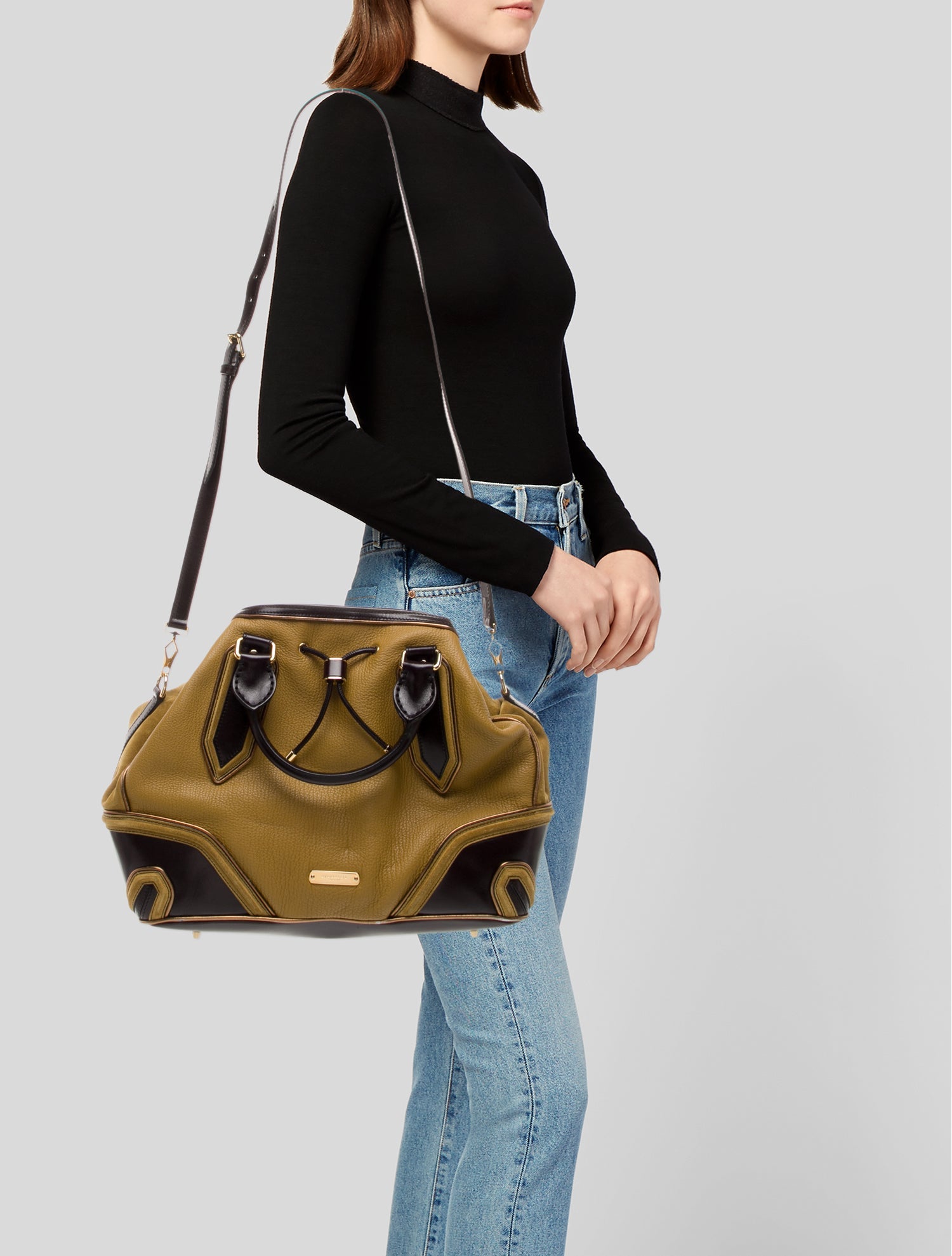 Burberry Prorsum Leather Top Handle Bag