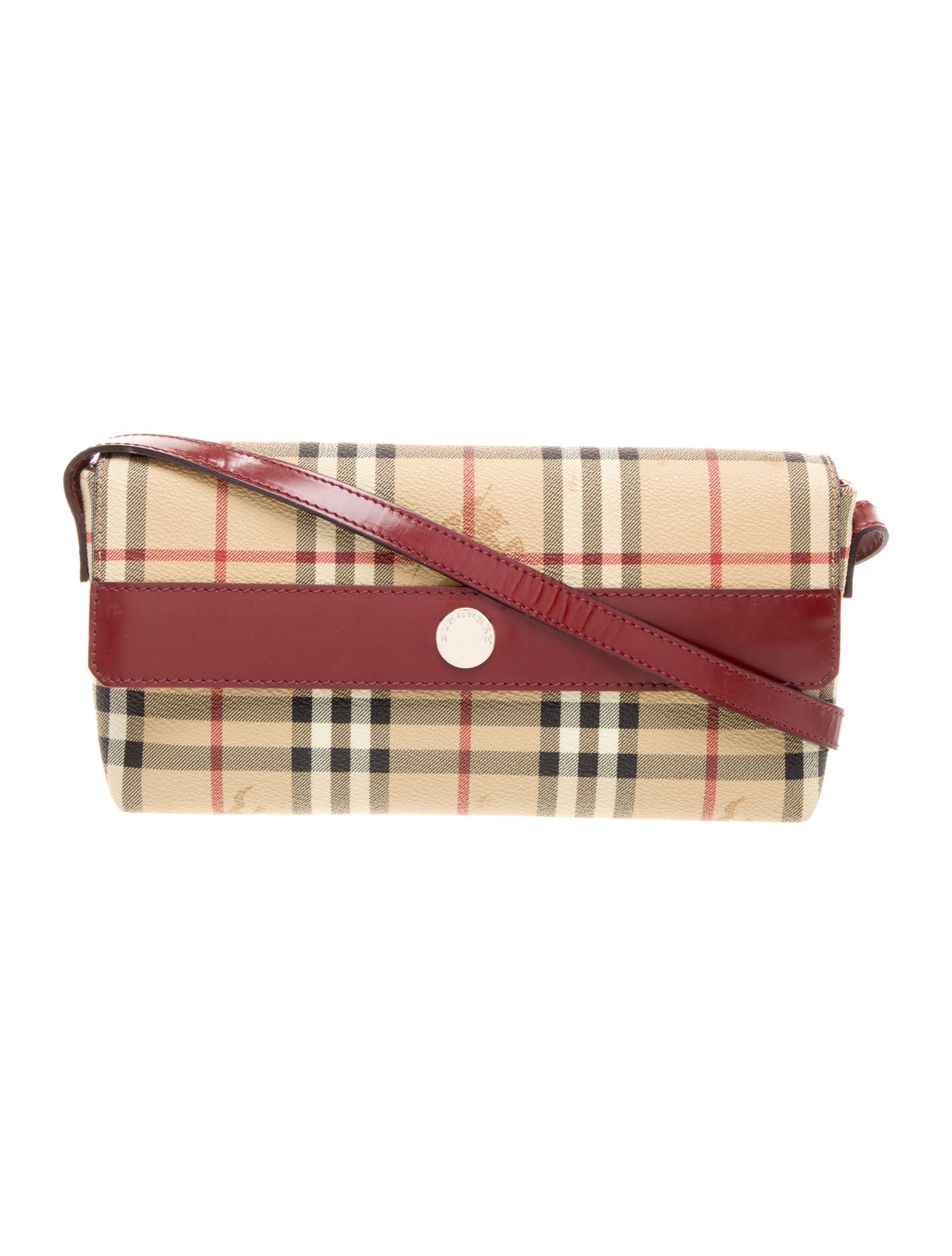 Burberry Haymarket Check Shoulder Bag