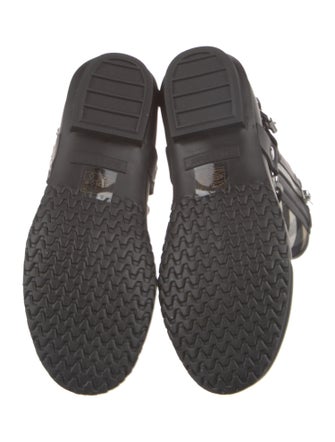Burberry Nova Check Pattern Rubber Rain Boots