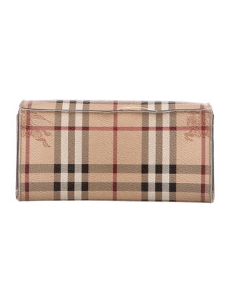 Burberry Printed Continental Wallet