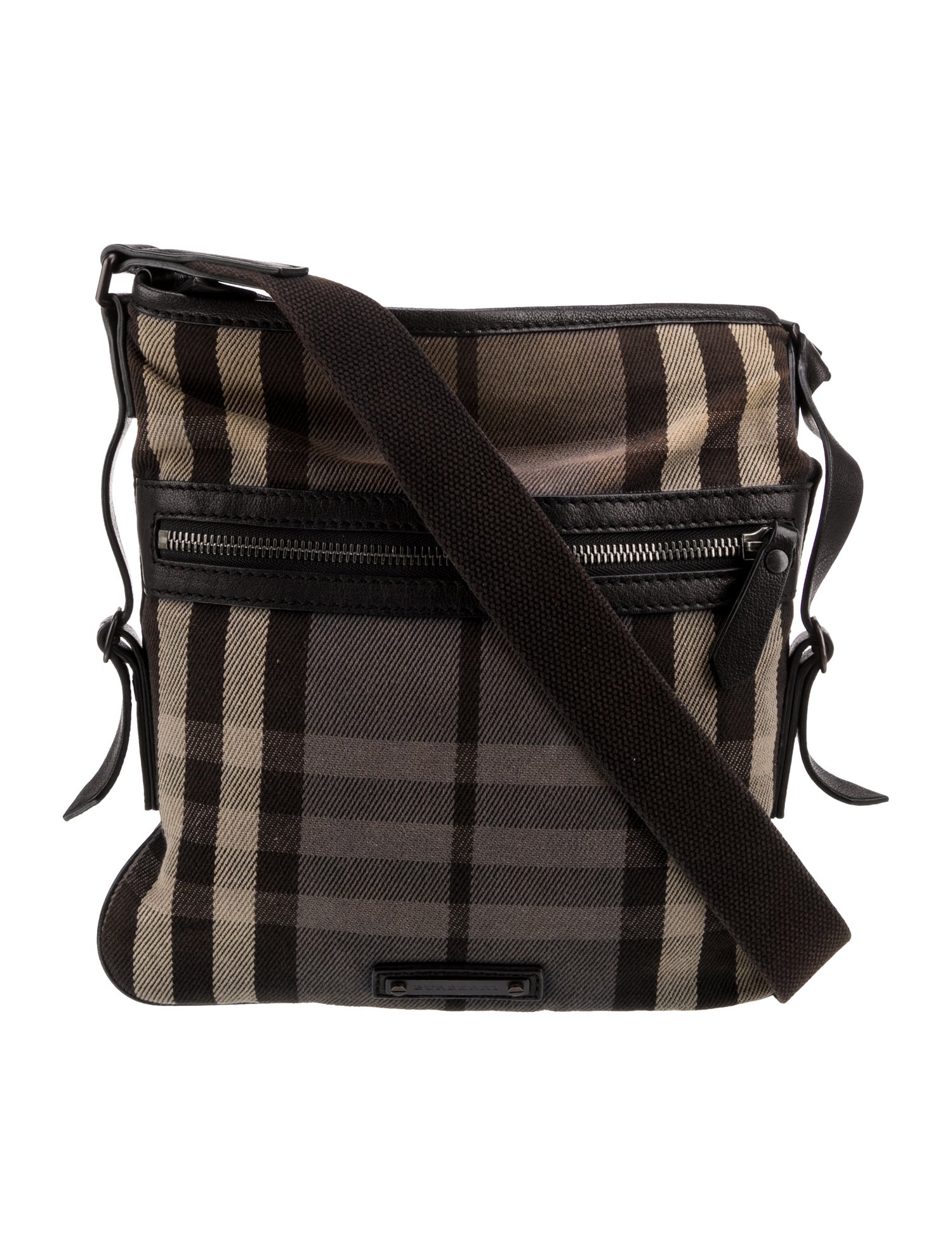 Burberry Smoked Check Messenger Bag