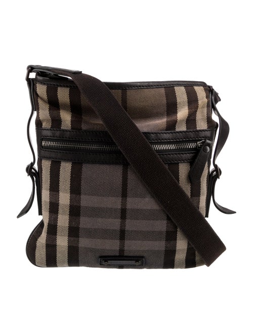 Burberry Smoked Check Messenger Bag
