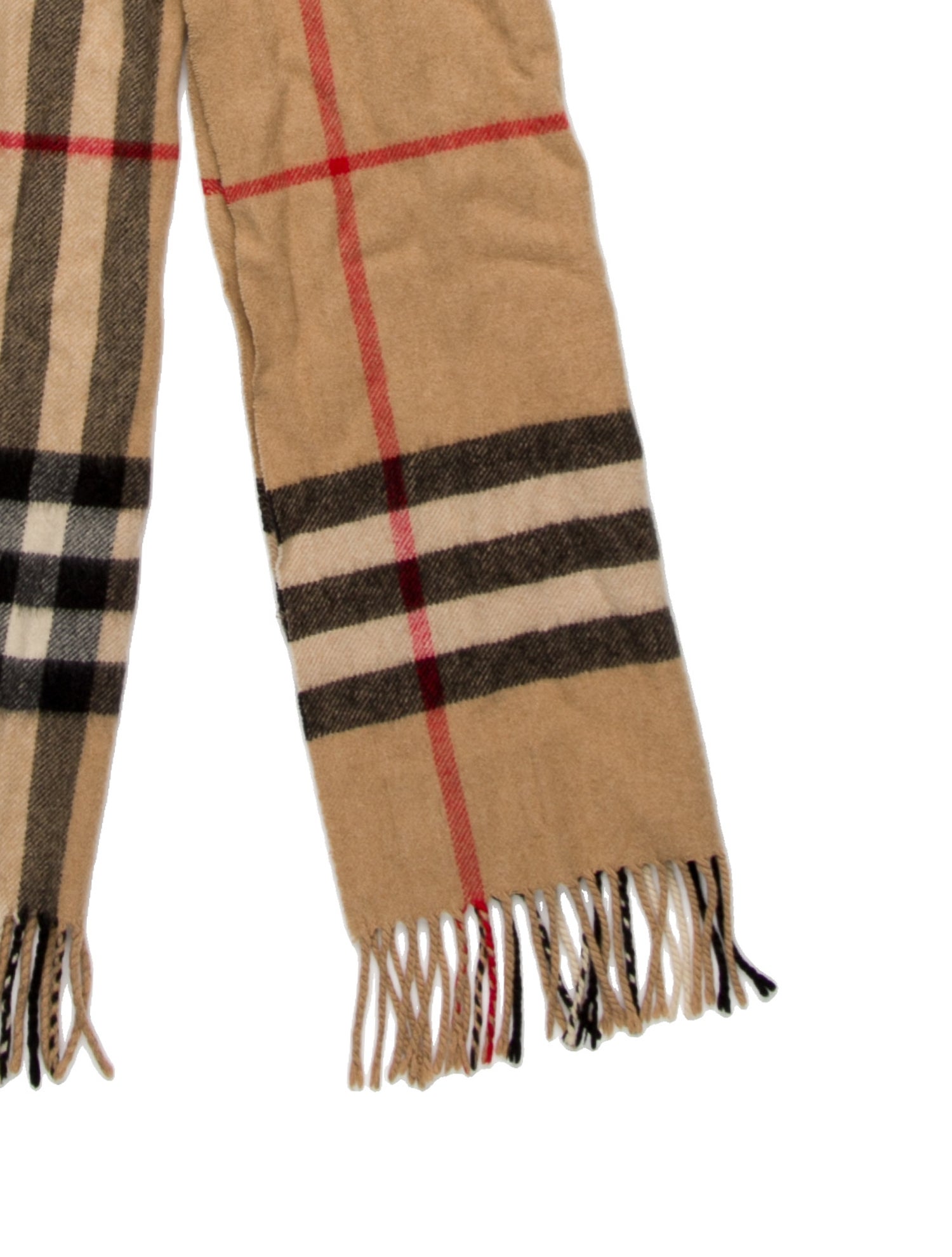 Burberry Cashmere House Check Pattern Scarf