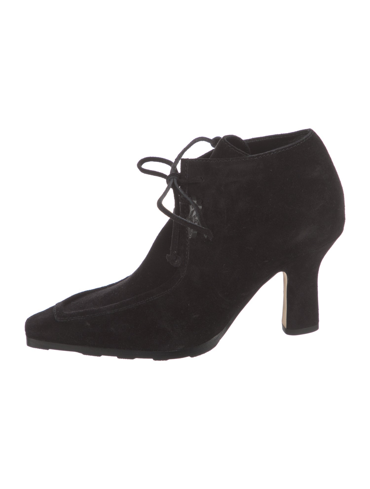 Burberry Suede Lace-Up Boots
