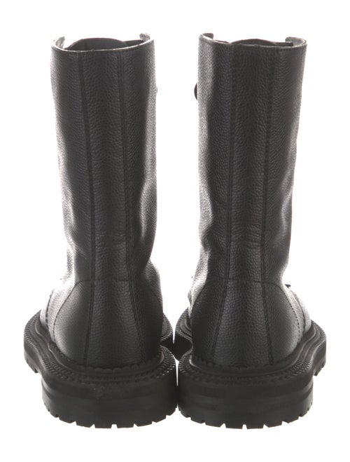 Burberry Leather Combat Boots