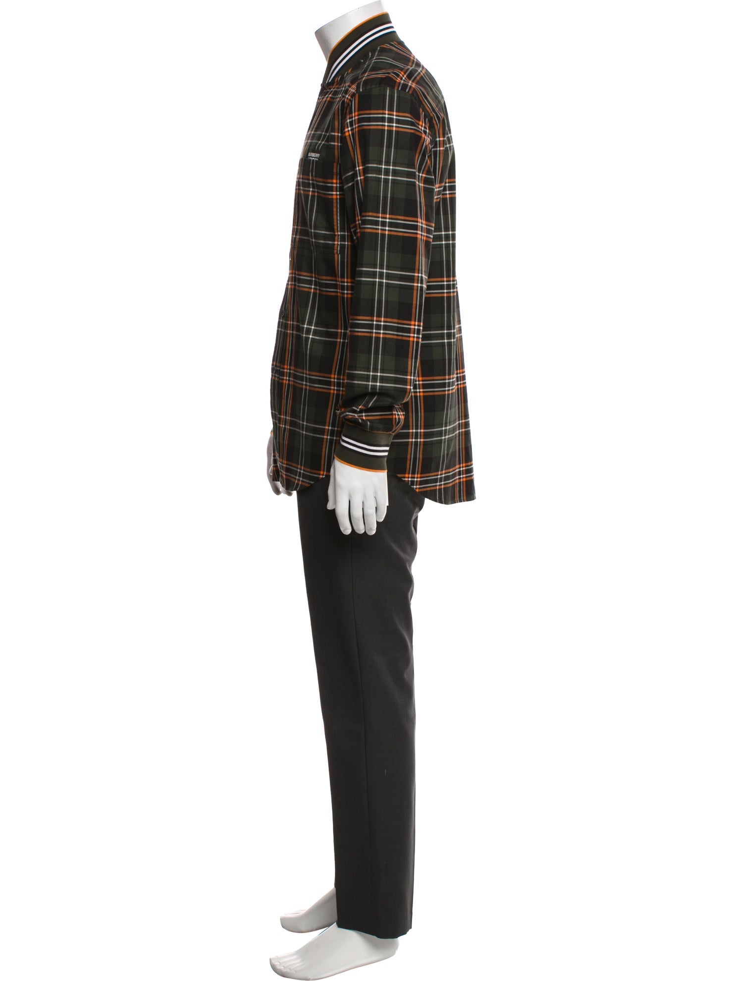 Burberry Abstract Check Long Sleeve Shirt