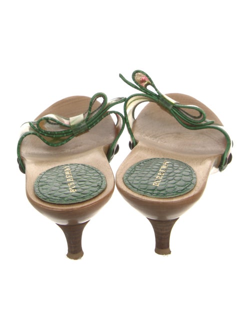 Burberry Printed Bow Accents Slides