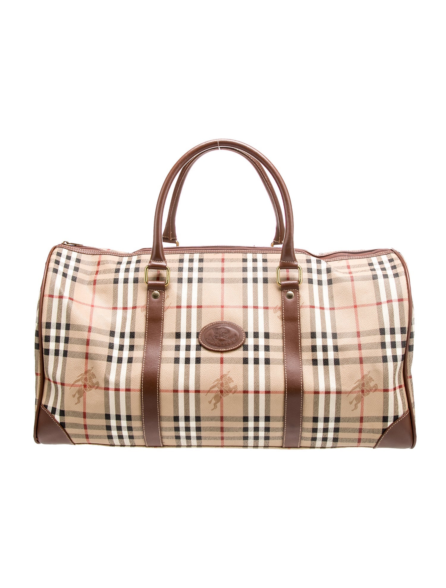 Burberry Haymarket Check Weekender Bag