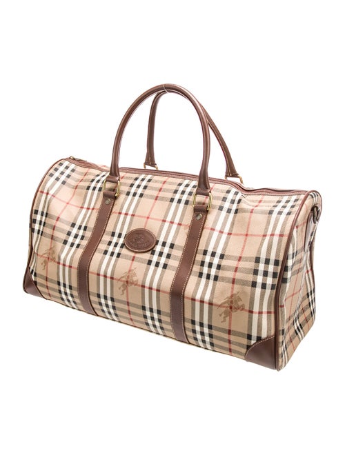 Burberry Haymarket Check Weekender Bag