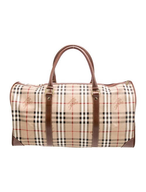 Burberry Haymarket Check Weekender Bag