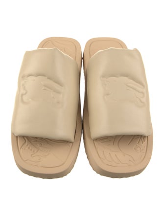 Burberry Leather Slides