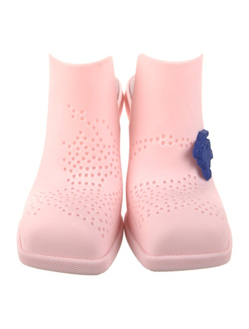 Burberry Rubber Graphic Print Mules