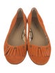 Burberry House Check Pattern Suede Ballet Flats