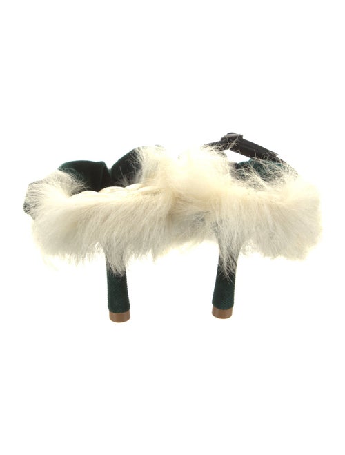 Burberry Velvet Colorblock Pattern Slides