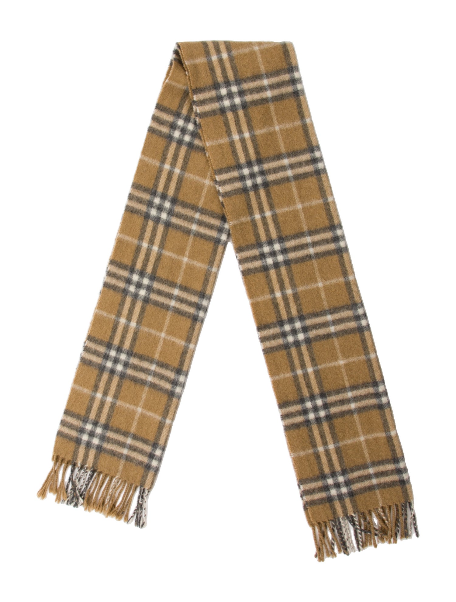 Burberry Cashmere Striped Scarf