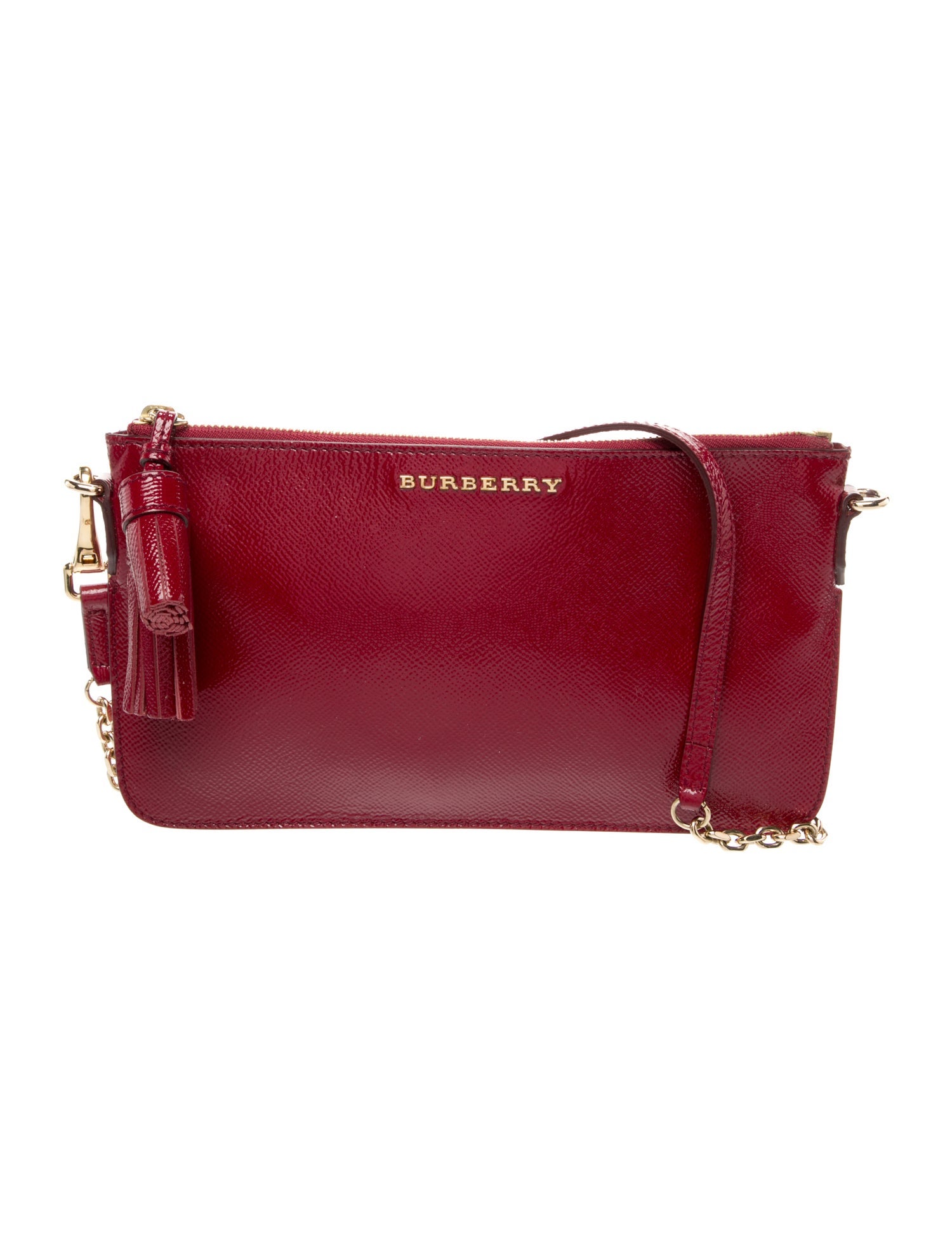 Burberry Patent Leather Crossbody Bag