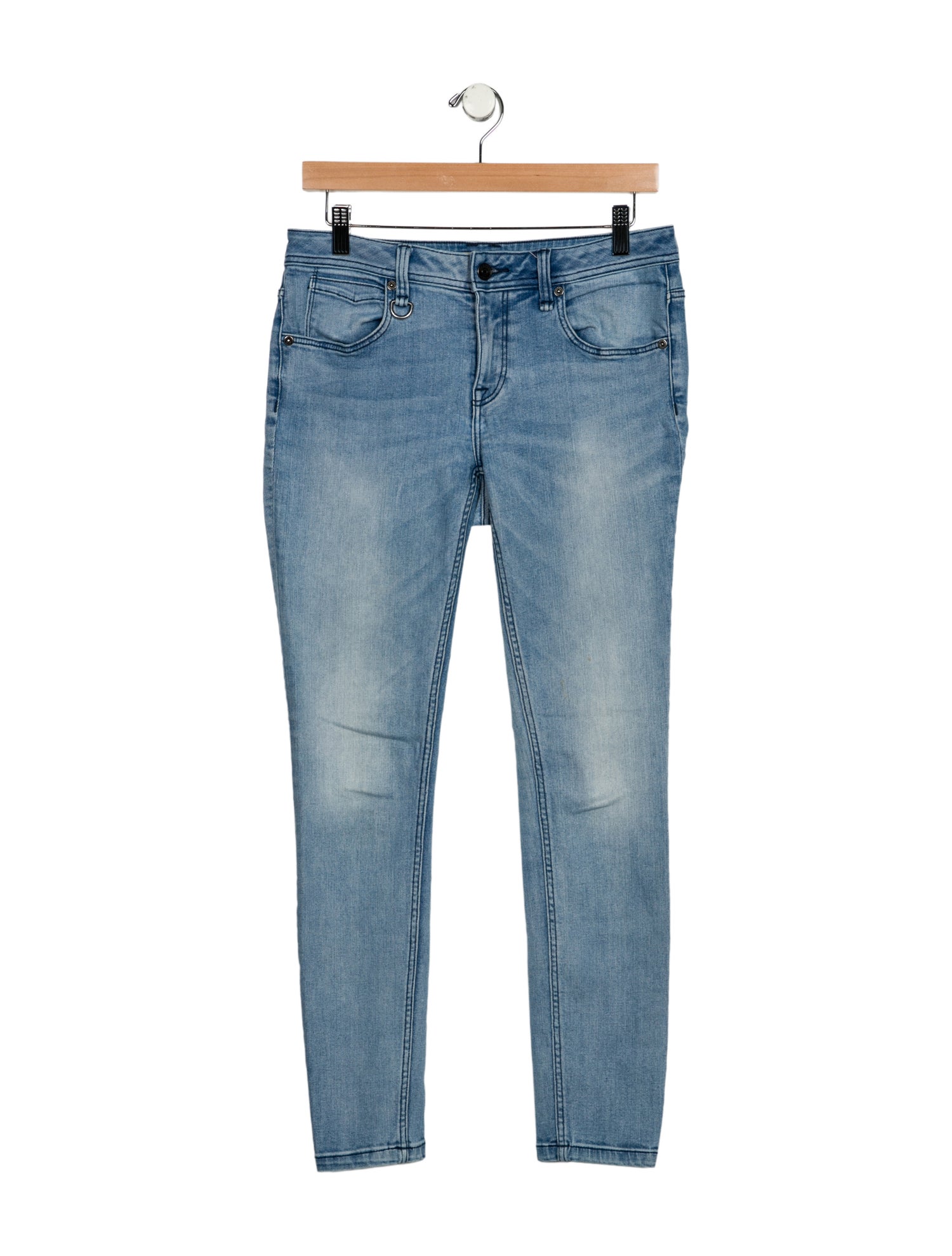 Burberry Mid-Rise Skinny Leg Jeans