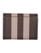 Burberry Patent Leather Printed Compact Wallet
