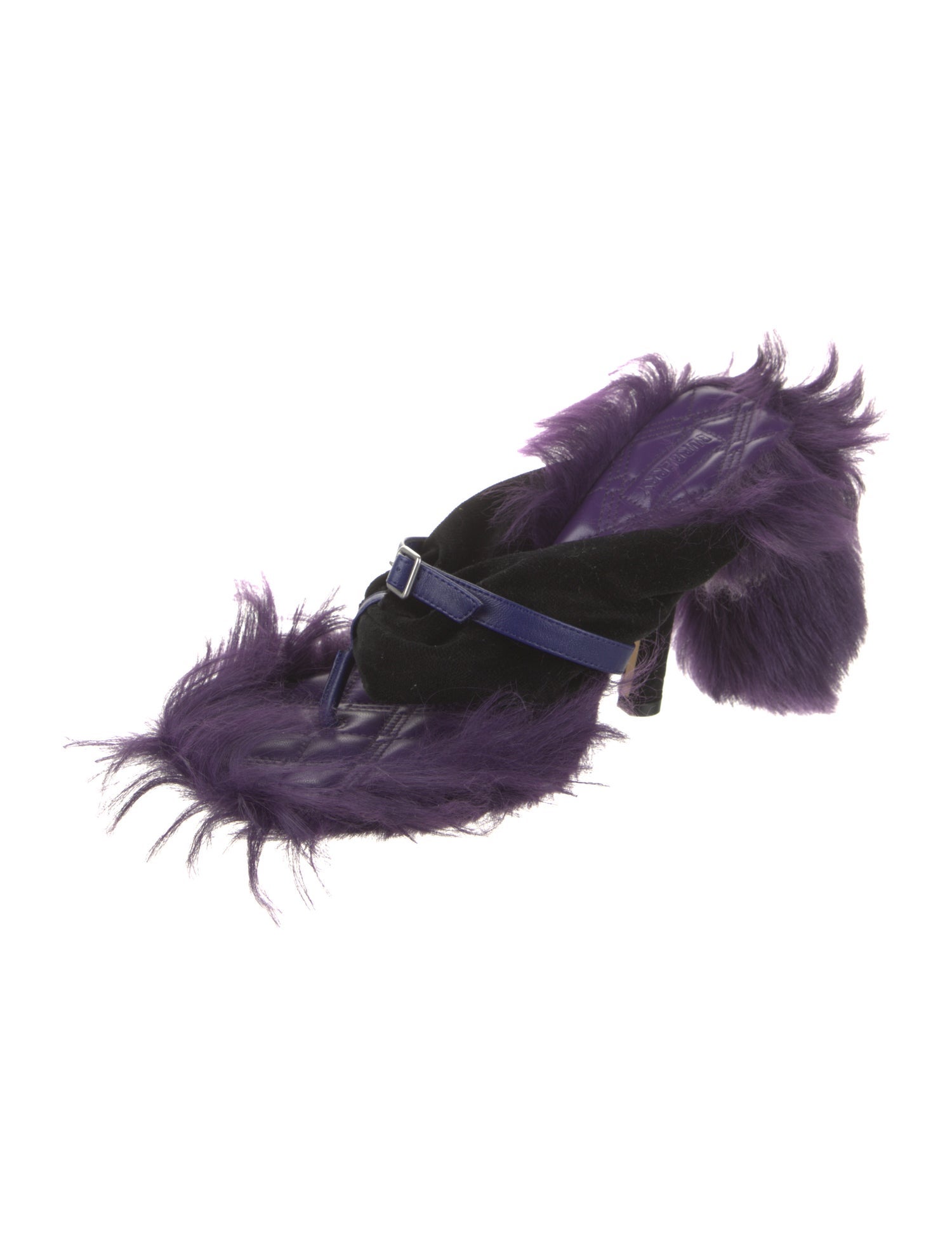 Burberry Velvet Slides