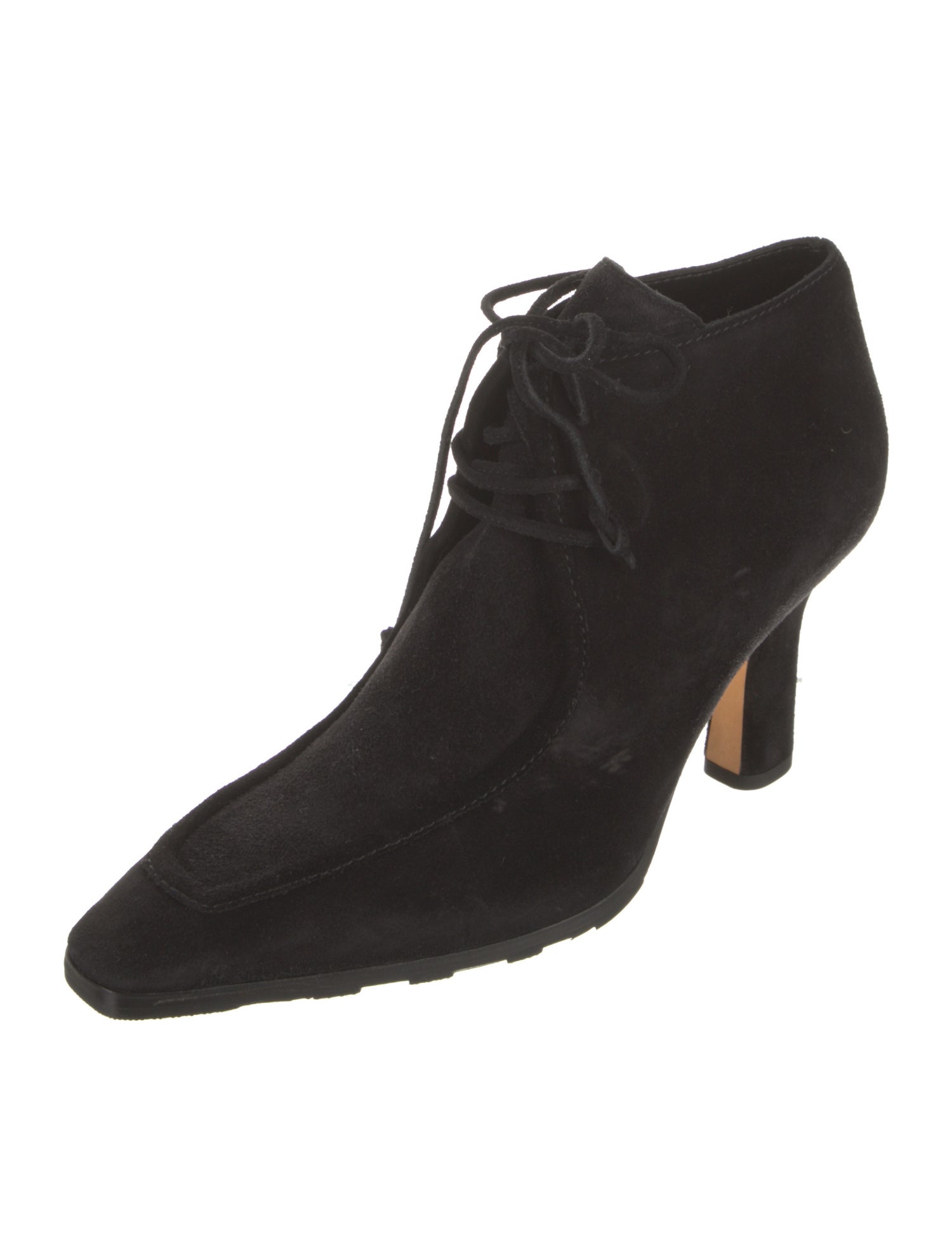 Burberry Suede Lace-Up Boots