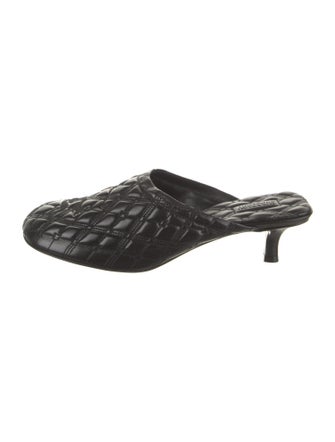 Burberry Leather Mules