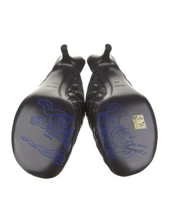 Burberry Leather Mules