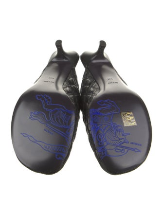 Burberry Leather Mules