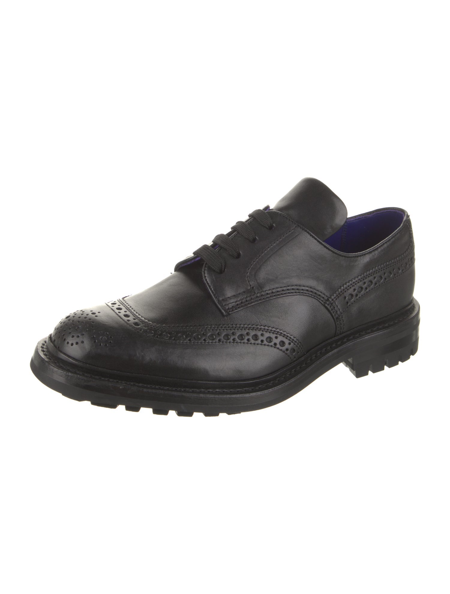 Burberry Leather Lasercut Accents Brogues