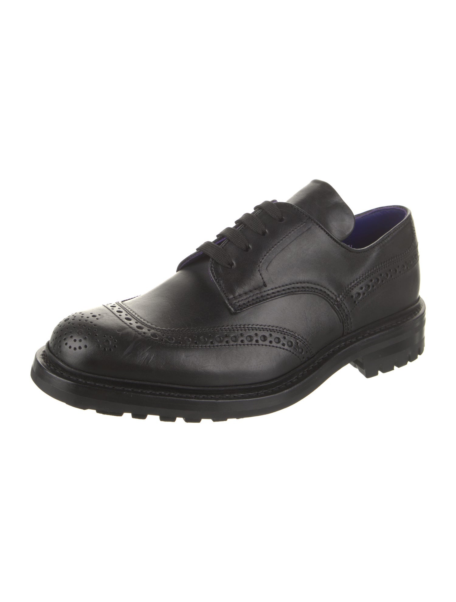 Burberry Leather Lasercut Accents Brogues