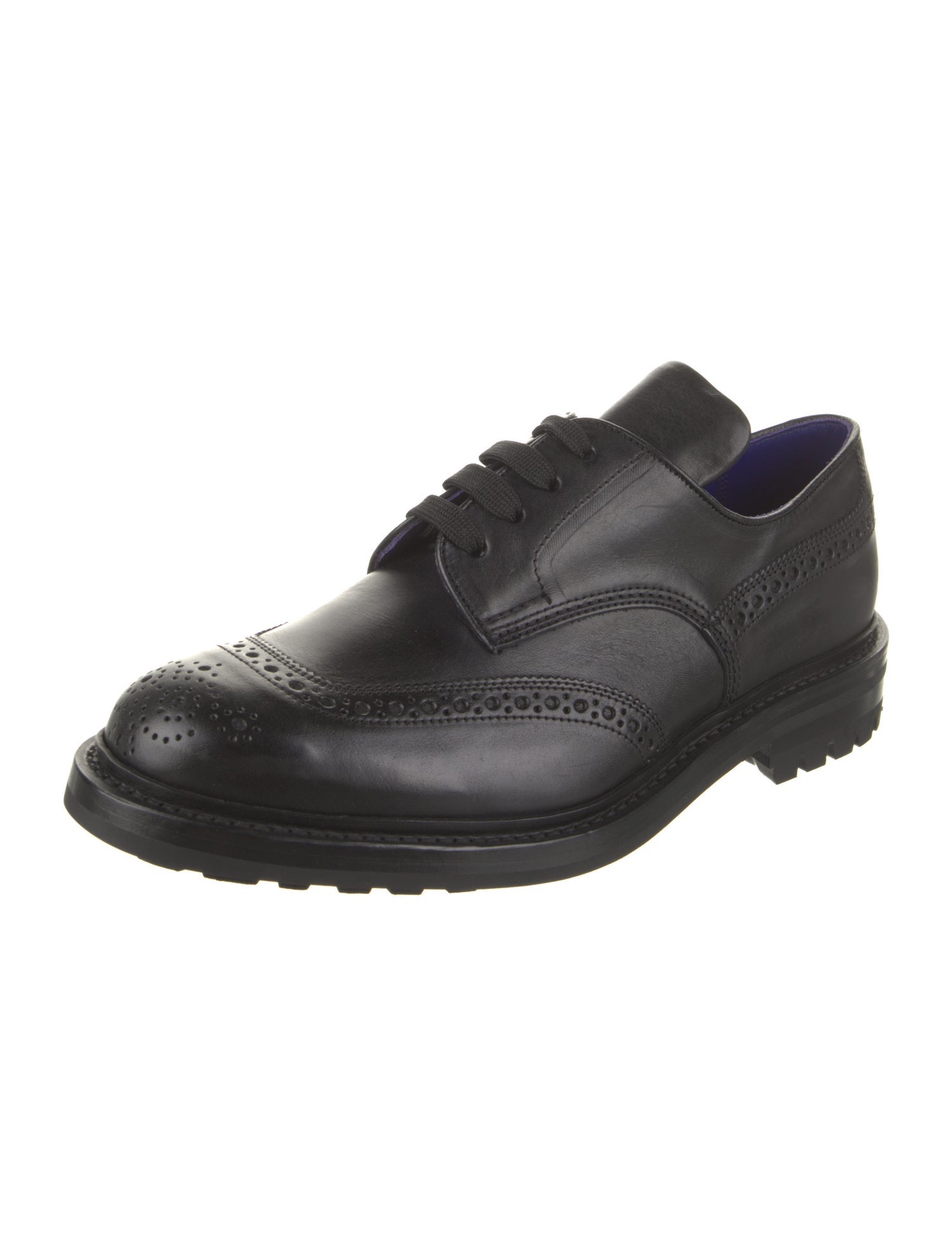 Burberry Leather Lasercut Accents Brogues