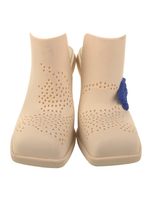 Burberry Rubber Graphic Print Mules