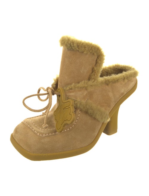 Burberry Suede Mules