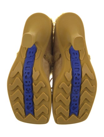 Burberry Suede Mules